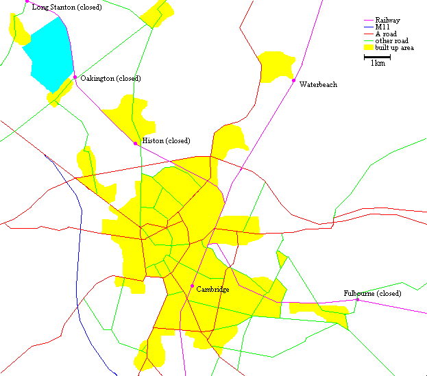 Map of Cambridge